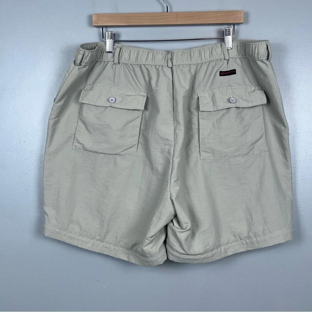Sportif USA Men's 100% Nylon Cargo Hiking Shorts Size XXL; Outdoor, Hiking, Fish